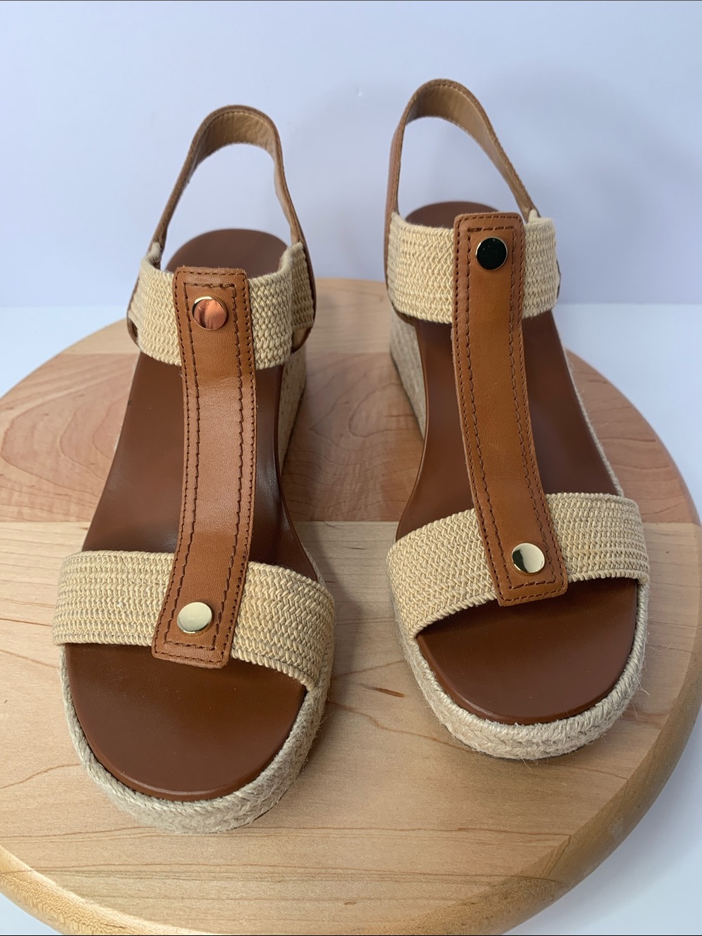 Vionic Calera Women’s Size 8 Wedge Slingback Slip On Sandals New